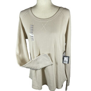 5.11 Tactical Shirt Womens L Zora Thermal Beige Top Outdoor Base Layer Hiking